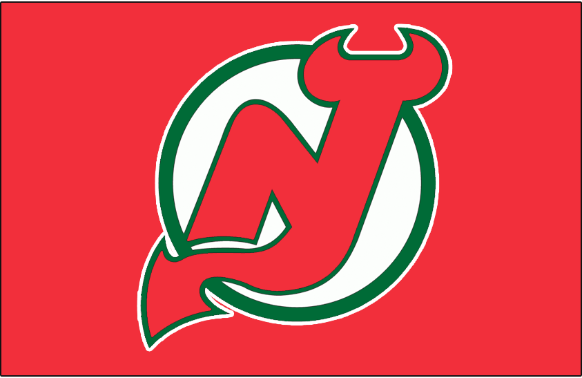 New Jersey Devils 1986 87-1991 92 Jersey Logo iron on paper